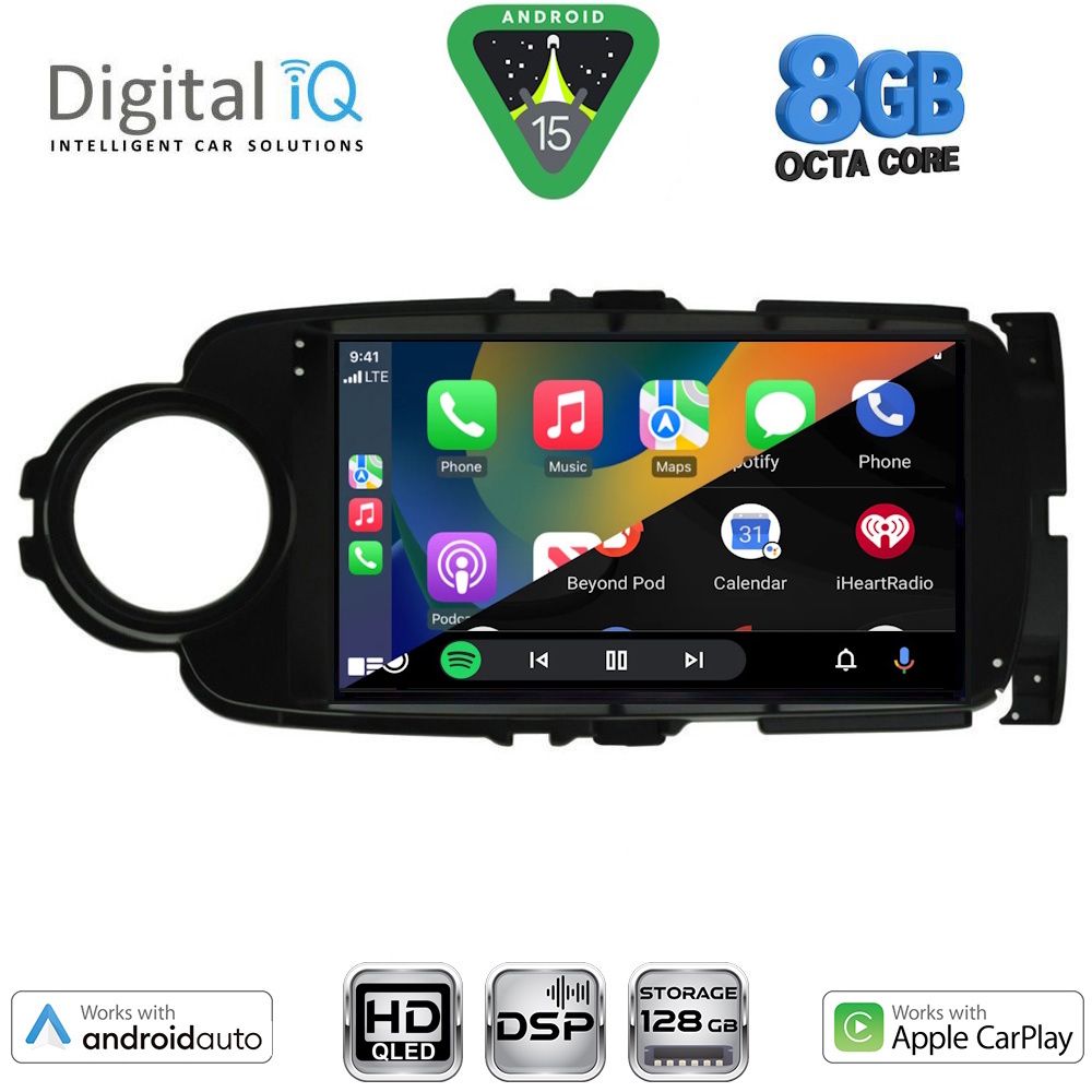 DIGITAL IQ BXF 18737BL_CPAA (9inc) MULTIMEDIA TABLET for TOYOTA YARIS mod. 2011-2015 (BLACK) DIGITAL IQ BXF 18737BL_CPAA (9inc) MULTIMEDIA TABLET for TOYOTA YARIS mod. 2011-2015 (BLACK)