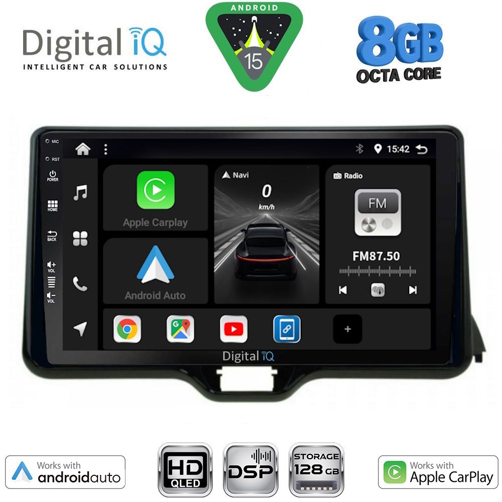 DIGITAL IQ BXF 18738_CPAA (10inc) MULTIMEDIA TABLET for TOYOTA YARIS mod. 2020-2026 - MAZDA 2 mod. 2023-2026 DIGITAL IQ BXF 18738_CPAA (10inc) MULTIMEDIA TABLET for TOYOTA YARIS mod. 2020-2026 - MAZDA 2 mod. 2023-2026