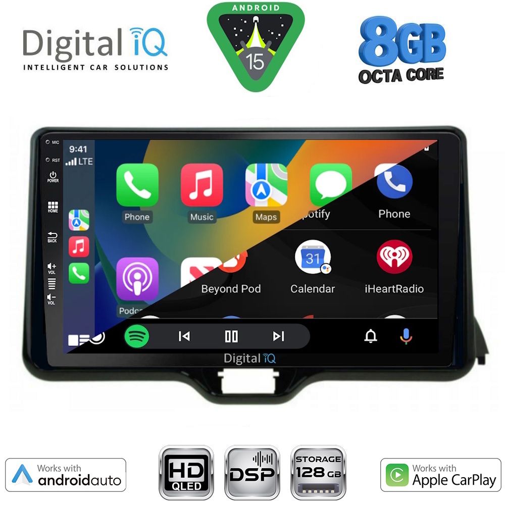 DIGITAL IQ BXF 18738_CPAA (10inc) MULTIMEDIA TABLET for TOYOTA YARIS mod. 2020-2026 - MAZDA 2 mod. 2023-2026 DIGITAL IQ BXF 18738_CPAA (10inc) MULTIMEDIA TABLET for TOYOTA YARIS mod. 2020-2026 - MAZDA 2 mod. 2023-2026