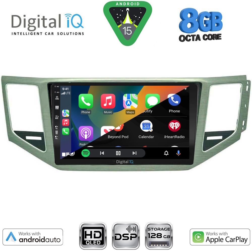 DIGITAL IQ BXF 18745_CPAA (SL) (10inc) MULTIMEDIA TABLET for VW GOLF SPORTSVAN mod. 2014-2021 DIGITAL IQ BXF 18745_CPAA (SL) (10inc) MULTIMEDIA TABLET for VW GOLF SPORTSVAN mod. 2014-2021