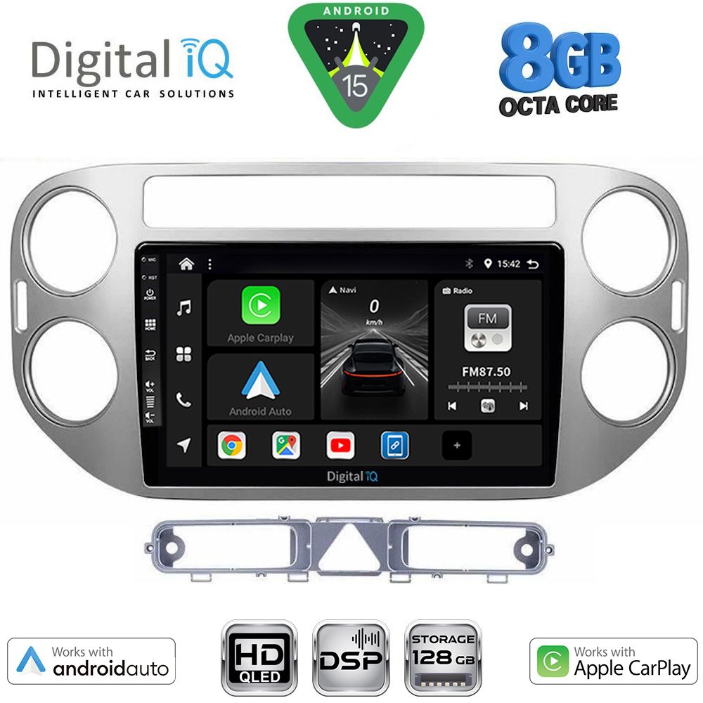 DIGITAL IQ BXF 18759GR_CPAA (9inc) MULTIMEDIA TABLET for VW TIGUAN mod. 2004-2011 (GREY) DIGITAL IQ BXF 18759GR_CPAA (9inc) MULTIMEDIA TABLET for VW TIGUAN mod. 2004-2011 (GREY)