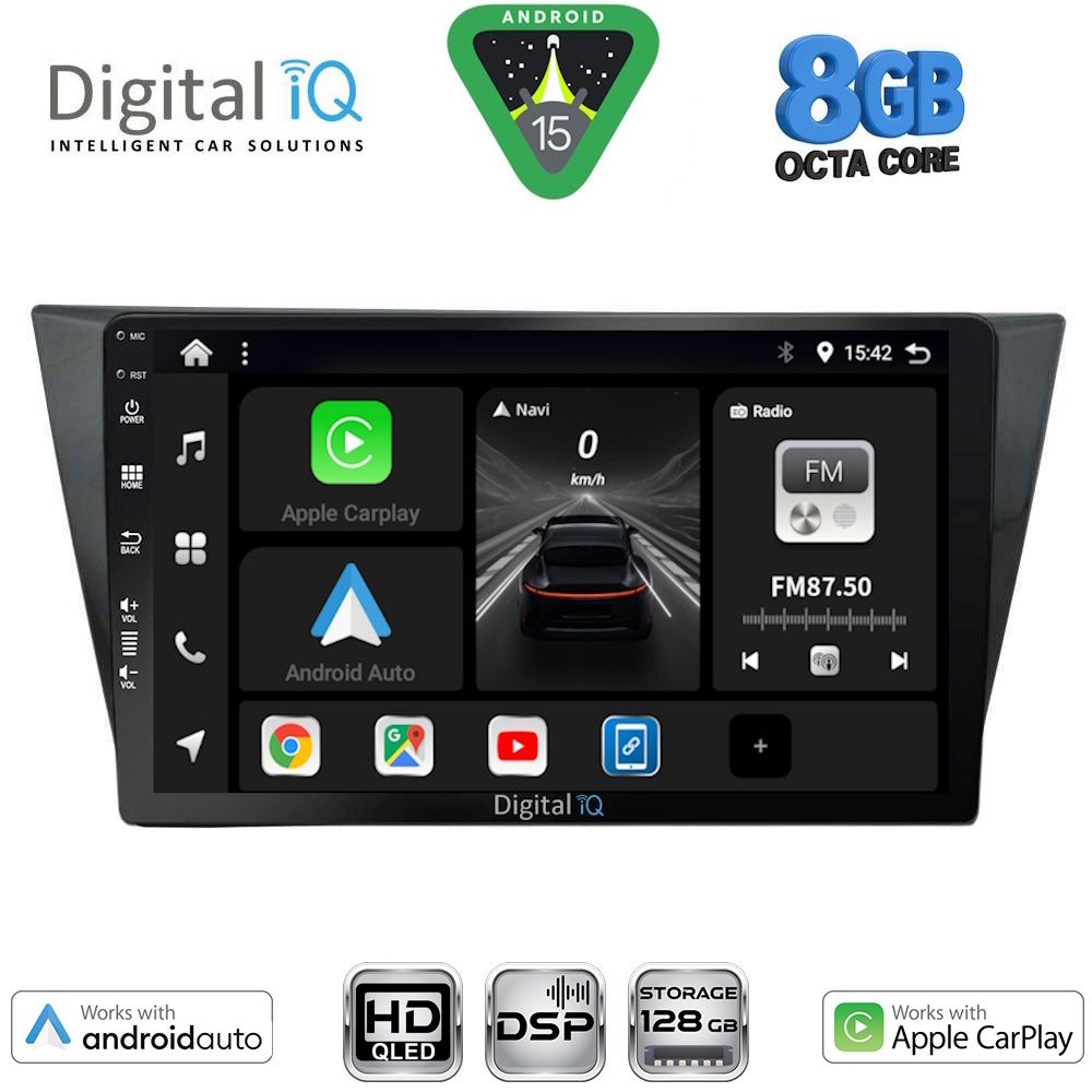 DIGITAL IQ BXF 18761_CPAA (10inc) MULTIMEDIA TABLET for VW TIGUAN mod. 2016-2024 DIGITAL IQ BXF 18761_CPAA (10inc) MULTIMEDIA TABLET for VW TIGUAN mod. 2016-2024