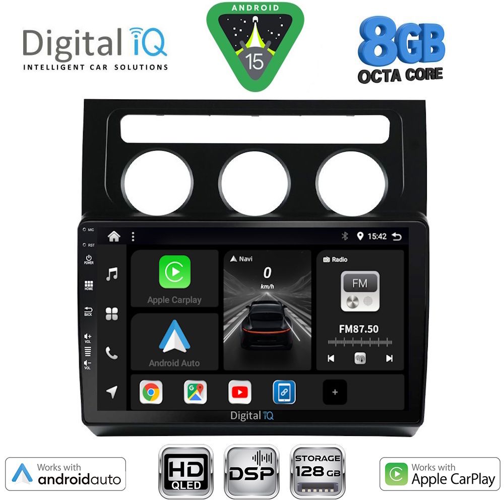 DIGITAL IQ BXF 18767_CPAA CLIMA (10inc) MULTIMEDIA TABLET for VW TOURAN mod. 2003-2010 DIGITAL IQ BXF 18767_CPAA CLIMA (10inc) MULTIMEDIA TABLET for VW TOURAN mod. 2003-2010
