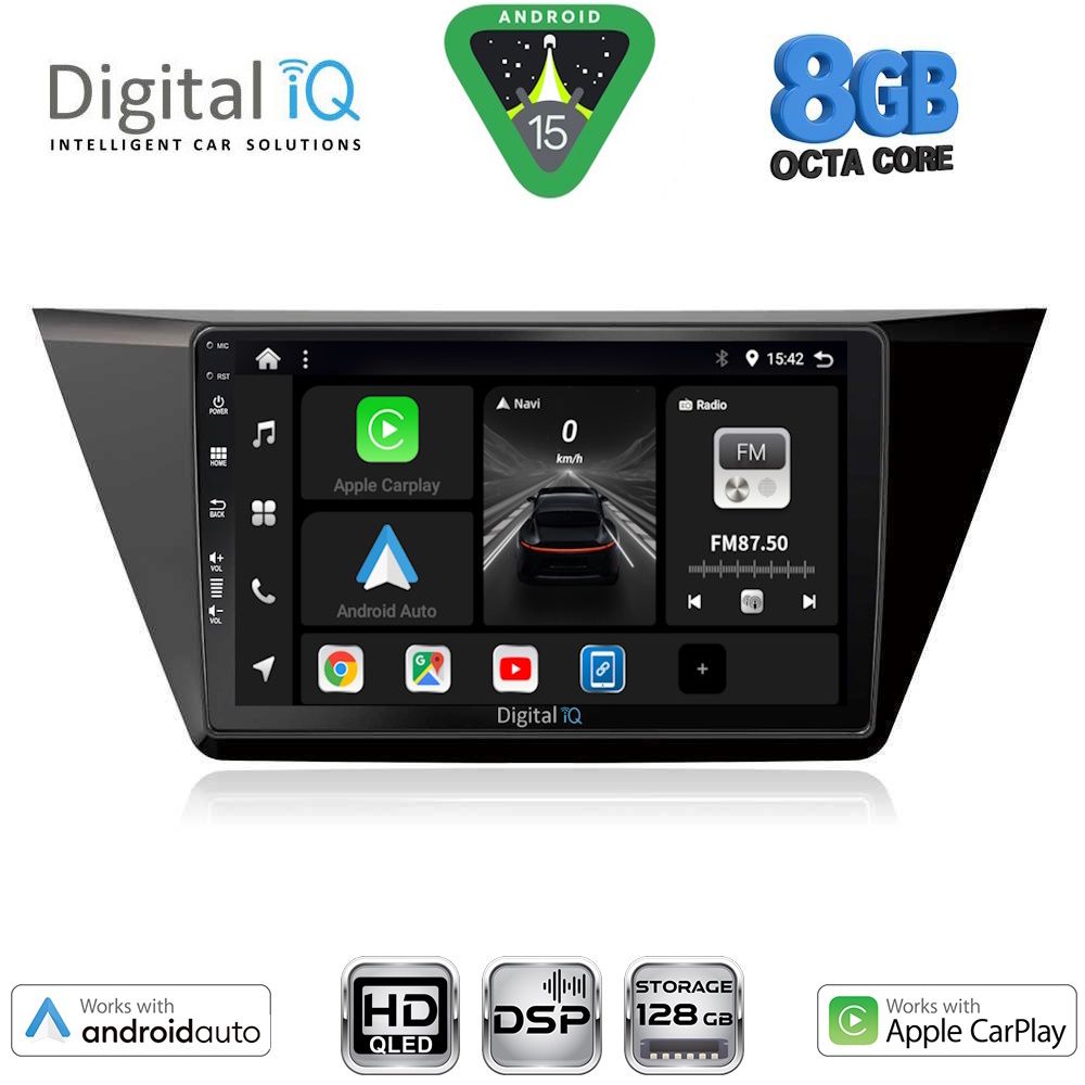 DIGITAL IQ BXF 18769_CPAA (10inc) MULTIMEDIA TABLET for VW TOURAN mod. 2016-2026 DIGITAL IQ BXF 18769_CPAA (10inc) MULTIMEDIA TABLET for VW TOURAN mod. 2016-2026
