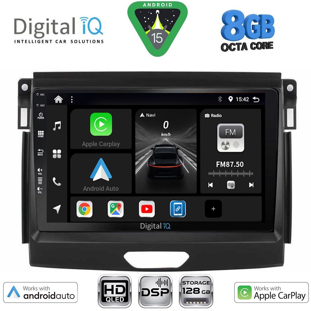 DIGITAL IQ BXF 18172A_CPAA (9inc) MULTIMEDIA TABLET for FORD RANGER mod. 2015-2018 DIGITAL IQ BXF 18172A_CPAA (9inc) MULTIMEDIA TABLET for FORD RANGER mod. 2015-2018