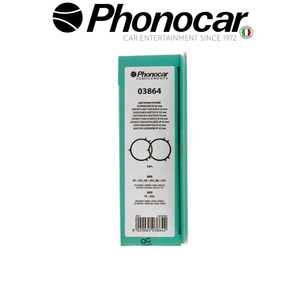 ΒΑΣΕΙΣ ΗΧΕΙΩΝ 165mm AUDI A3-A4-A6 >01 - TT
ΒΑΣΕΙΣ ΗΧΕΙΩΝ 165mm AUDI A3-A4-A6 >01 - TT