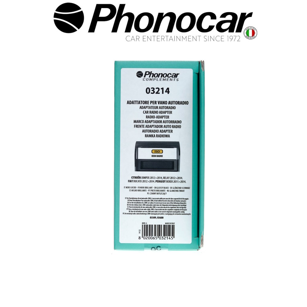 ΠΡΟΣΟΨΗ ISO/2ISO CITROEN Jumper 11>14 FIAT Ducato 12>14 PEUGEOT Boxer 11>14
ΠΡΟΣΟΨΗ ISO/2ISO CITROEN Jumper 11>14 FIAT Ducato 12>14 PEUGEOT Boxer 11>14