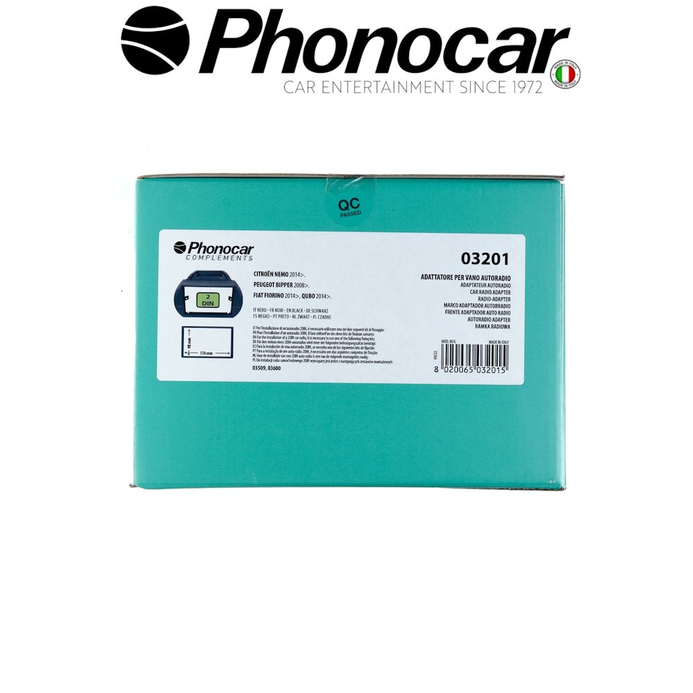 ΠΡΟΣΟΨΗ 2DIN CITROEN Nemo 14> FIAT Fiorino 14> Qubo 14> PEUGEOT Bipper 08>
ΠΡΟΣΟΨΗ 2DIN CITROEN Nemo 14> FIAT Fiorino 14> Qubo 14> PEUGEOT Bipper 08>