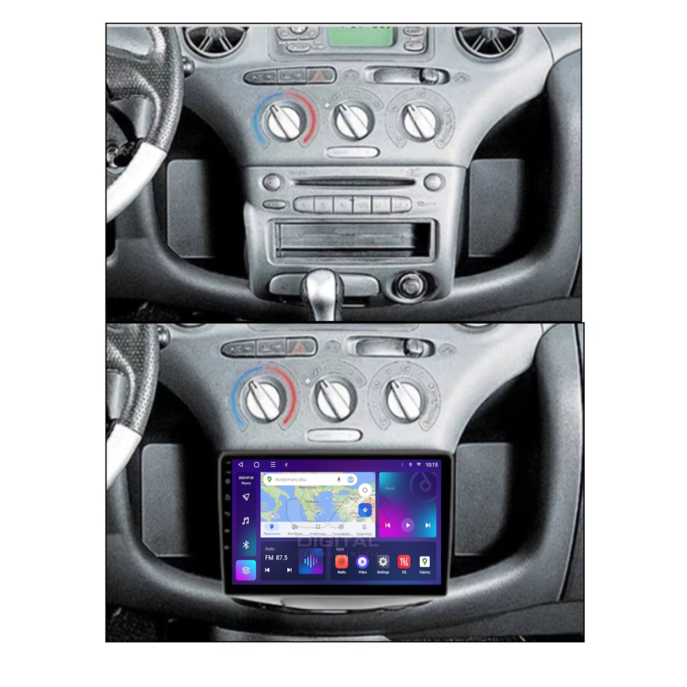 OEM για Toyota Yaris 1999 > 2004 με 4Core 2GB/32GB OEM για Toyota Yaris 1999 > 2004 με 4Core 2GB/32GB