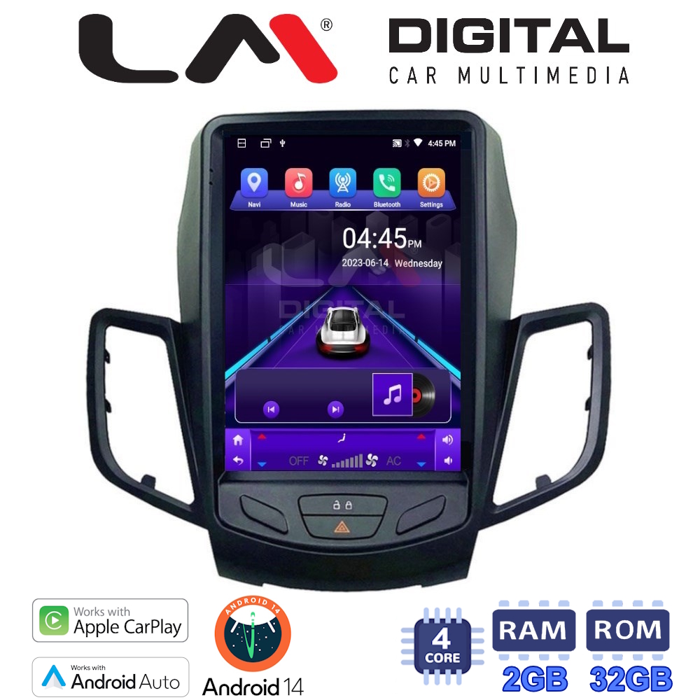 OEM TESLA FIESTA 08 >17 ANDROID 14 /4 core/2+16GB OEM TESLA FIESTA 08 >17 ANDROID 14 /4 core/2+16GB