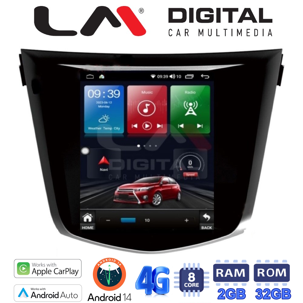 LM Digital - LM TR8353 GPS Οθόνη OEM Multimedia τυπου Tesla 9,7inch Nissan Qashqai J11 (CarPlay/AndroidAuto/BT/GPS/WIFI/GPRS) LM Digital - LM TR8353 GPS Οθόνη OEM Multimedia τυπου Tesla 9,7inch Nissan Qashqai J11 (CarPlay/AndroidAuto/BT/GPS/WIFI/GPRS)