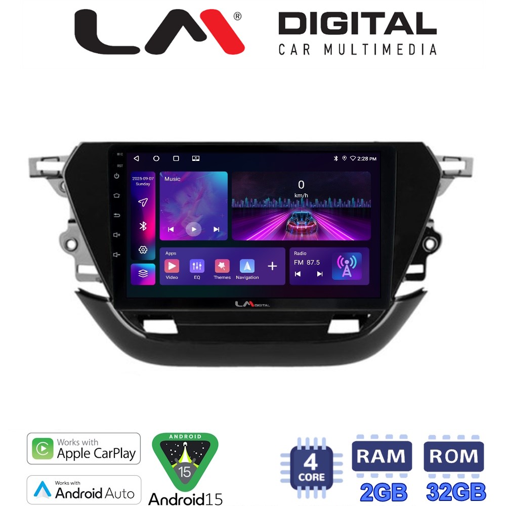 OEM για Opel Corsa F 2021 > με 4Core 2GB/32GB OEM για Opel Corsa F 2021 > με 4Core 2GB/32GB