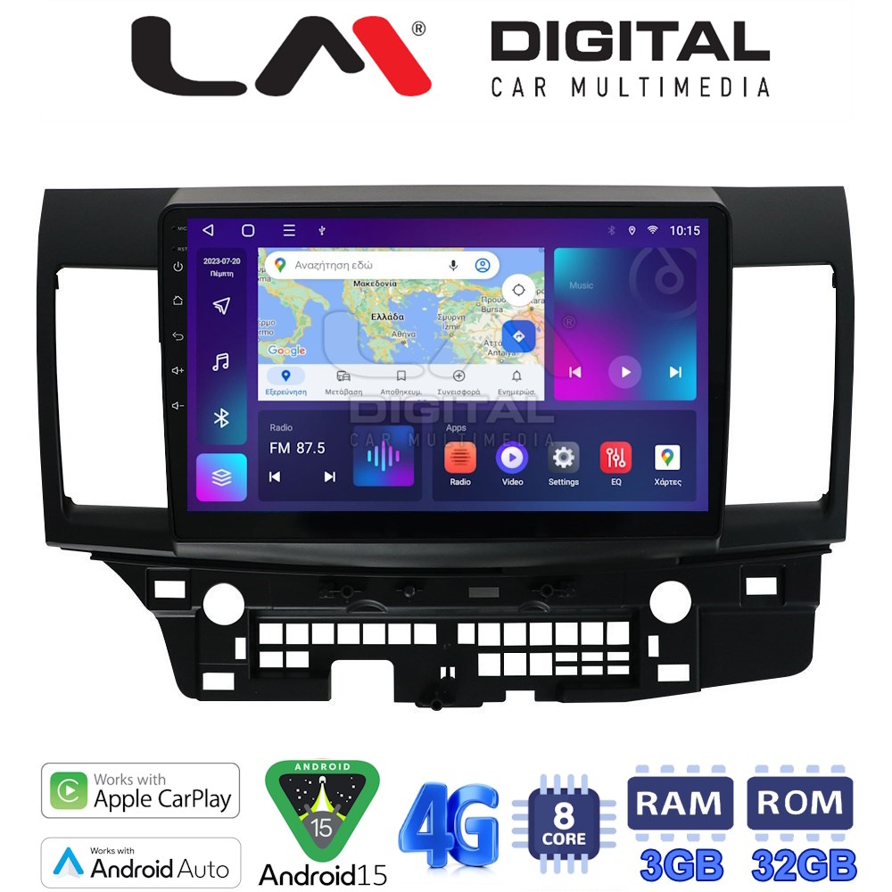 OEM για Mitsubishi Lancer 2008 > με 8Core 3GB/32GB
OEM για Mitsubishi Lancer 2008 > με 8Core 3GB/32GB