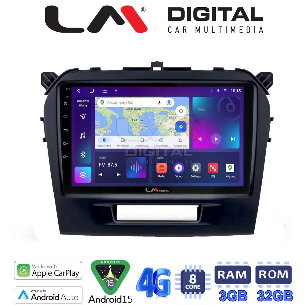 OEM για Suzuki Vitara & Brezza 2016 > με 8Core 3GB/32GB OEM για Suzuki Vitara & Brezza 2016 > με 8Core 3GB/32GB