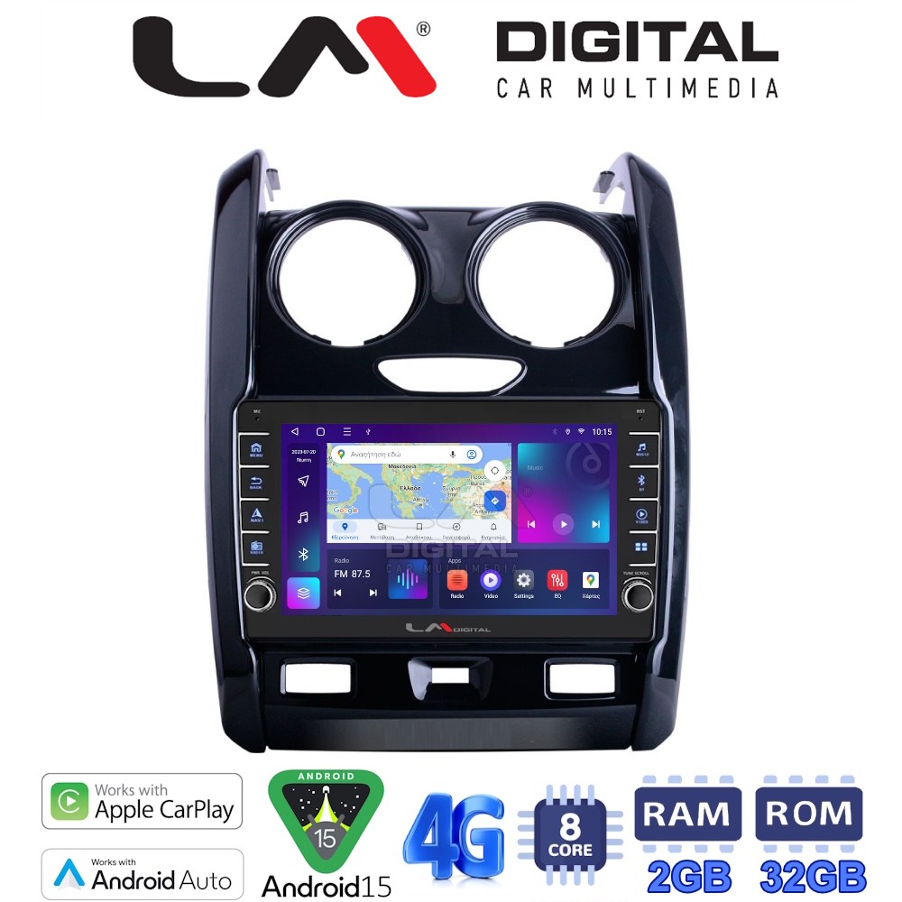 OEM για Dacia Duster 2013 > 2019 με 8Core 2GB/32GB OEM για Dacia Duster 2013 > 2019 με 8Core 2GB/32GB