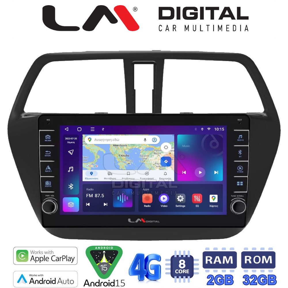 OEM για Suzuki SX4 Scross 2014 > με 8Core 2GB/32GB OEM για Suzuki SX4 Scross 2014 > με 8Core 2GB/32GB