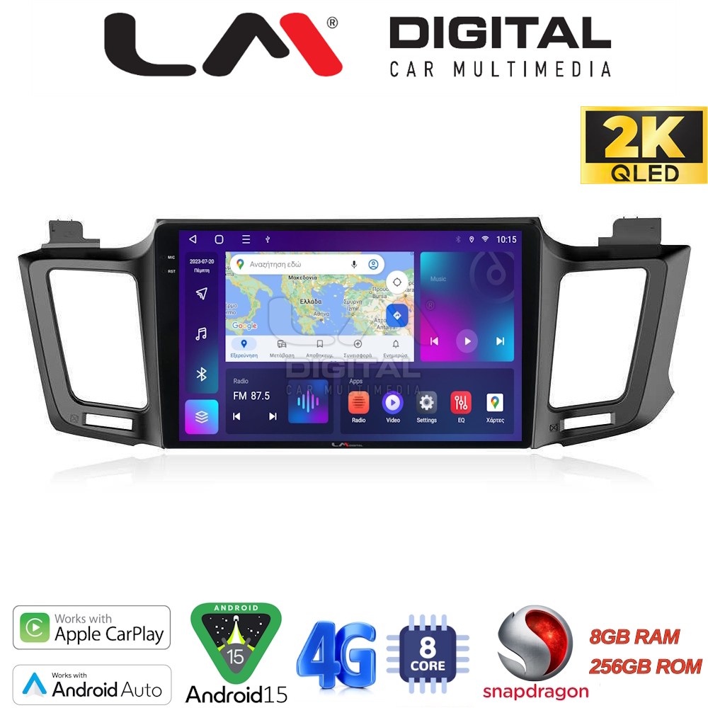 OEM για Toyota RAV4 2013 > 2019 με 8Core 8GB/256GB OEM για Toyota RAV4 2013 > 2019 με 8Core 8GB/256GB