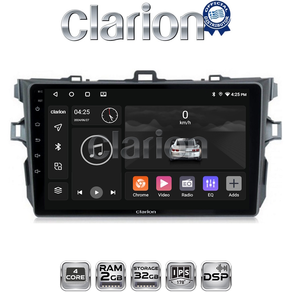 OEM για Toyota Corolla 2006 > 2012 με 4Core 2GB/32GB OEM για Toyota Corolla 2006 > 2012 με 4Core 2GB/32GB