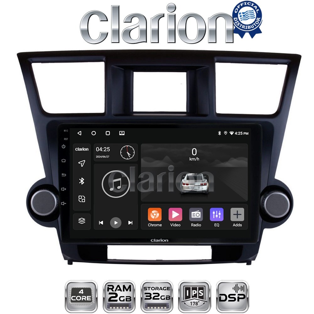 OEM για Toyota Highlander 2008 > 2015 με 4Core 2GB/32GB OEM για Toyota Highlander 2008 > 2015 με 4Core 2GB/32GB