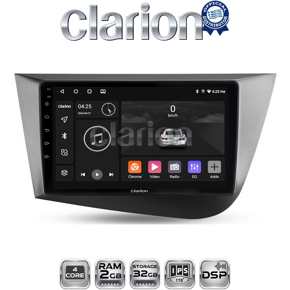 OEM για Seat Leon 2005 > 2012 με 4Core 2GB/32GB OEM για Seat Leon 2005 > 2012 με 4Core 2GB/32GB