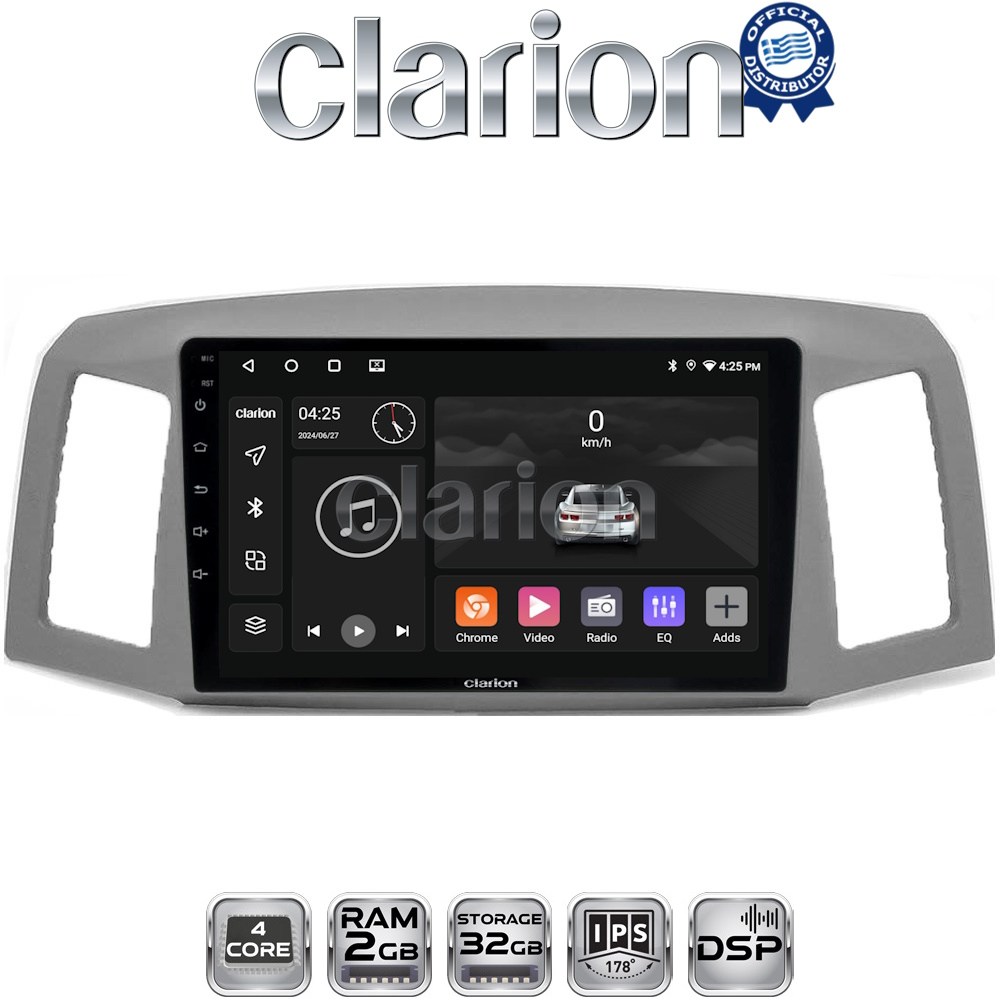 OEM για Jeep Grand Cherokee 2004 > 2011 με 4Core 2GB/32GB OEM για Jeep Grand Cherokee 2004 > 2011 με 4Core 2GB/32GB