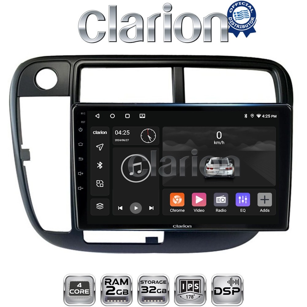 OEM για Honda Civic 1999 > 2001 με 4Core 2GB/32GB OEM για Honda Civic 1999 > 2001 με 4Core 2GB/32GB