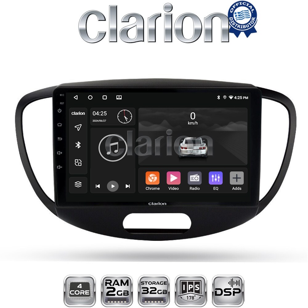OEM για Hyundai I10 2008 > 2013 με 4Core 2GB/32GB OEM για Hyundai I10 2008 > 2013 με 4Core 2GB/32GB