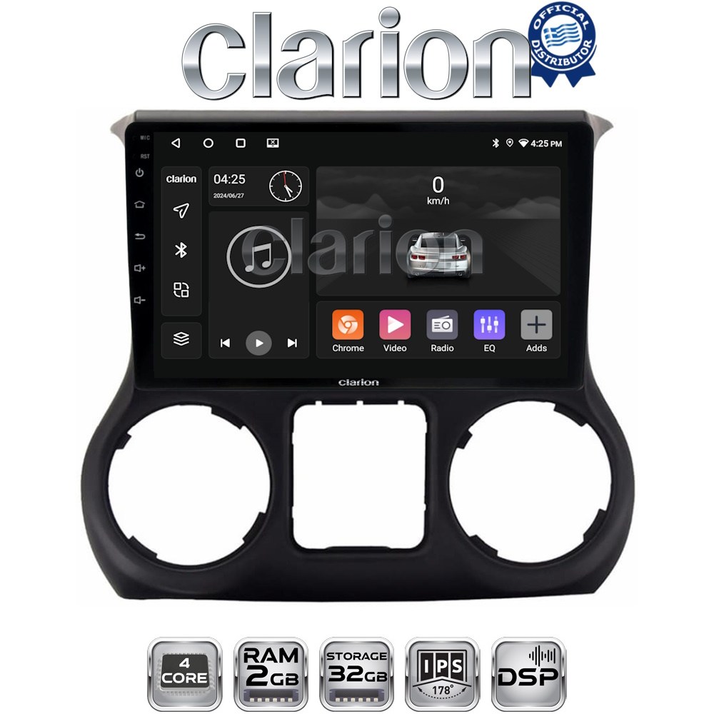 OEM για Jeep Wrangler 2011 > 2017 με 4Core 2GB/32GB OEM για Jeep Wrangler 2011 > 2017 με 4Core 2GB/32GB