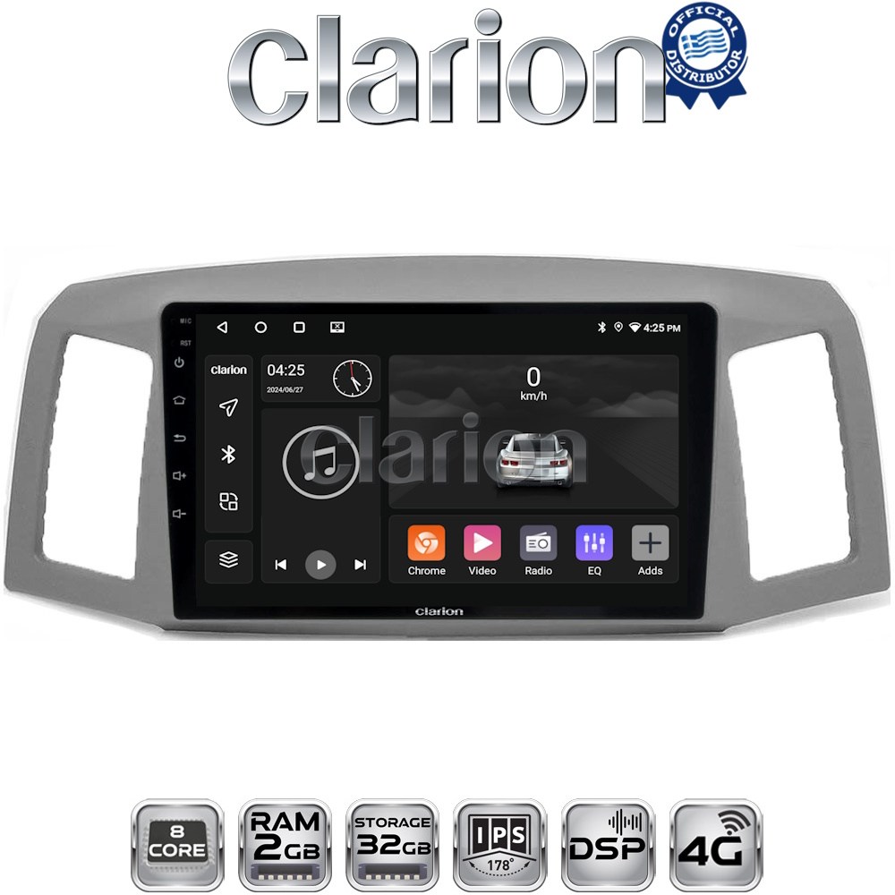 OEM για Jeep Grand Cherokee 2004 > 2011 με 8Core 2GB/32GB OEM για Jeep Grand Cherokee 2004 > 2011 με 8Core 2GB/32GB