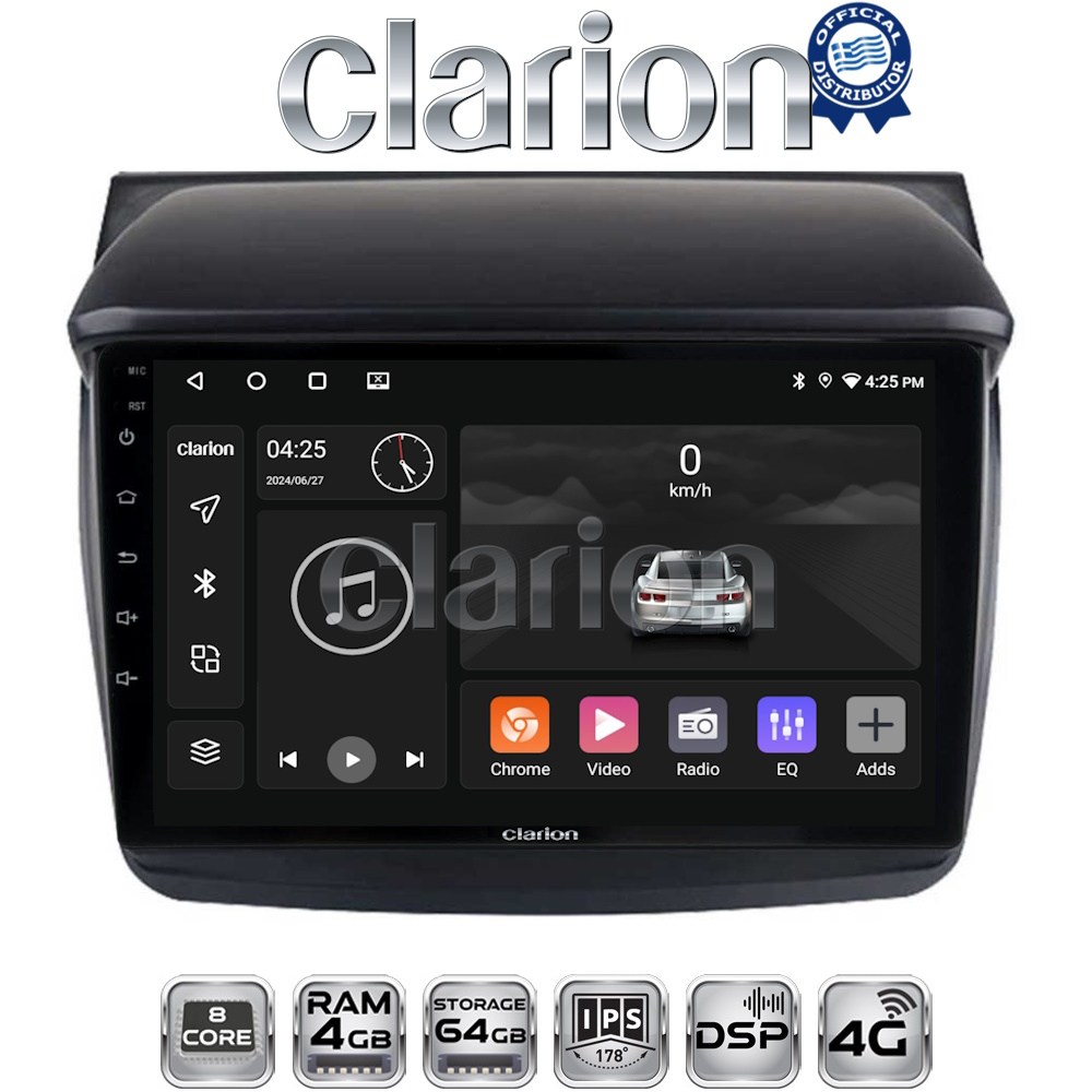OEM για Mitsubishi L200 2006 > 2014 με 8Core 4GB/64GB OEM για Mitsubishi L200 2006 > 2014 με 8Core 4GB/64GB