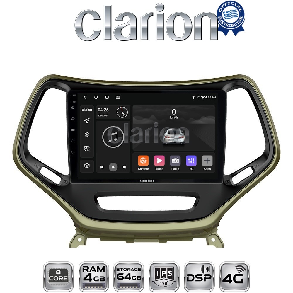 OEM για Jeep Cherokee 2014 > με 8Core 4GB/64GB OEM για Jeep Cherokee 2014 > με 8Core 4GB/64GB