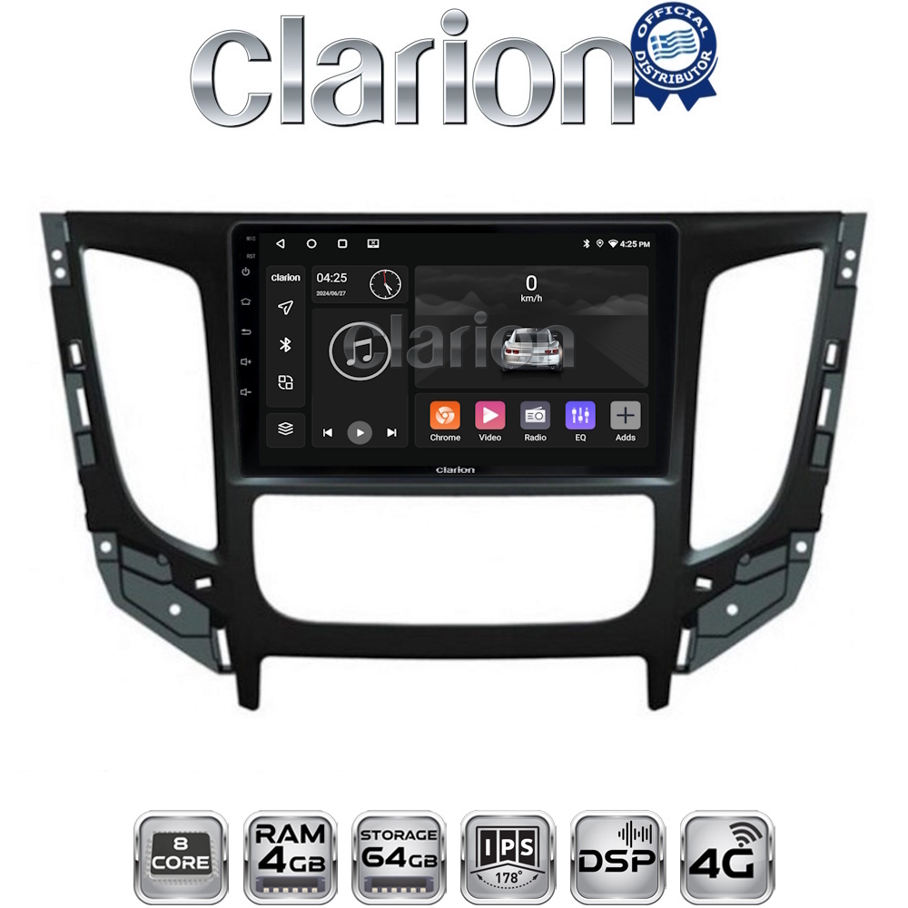 OEM για Mitsubishi L200 2014 > 2020 με 8Core 4GB/64GB OEM για Mitsubishi L200 2014 > 2020 με 8Core 4GB/64GB