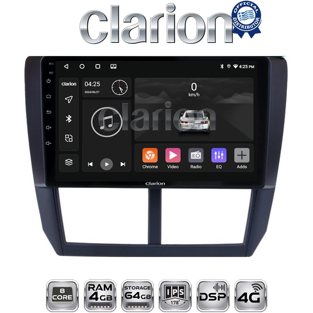 OEM για Subaru Impreza – Forester 2009 > 2012 με 8Core 4GB/64GB OEM για Subaru Impreza – Forester 2009 > 2012 με 8Core 4GB/64GB