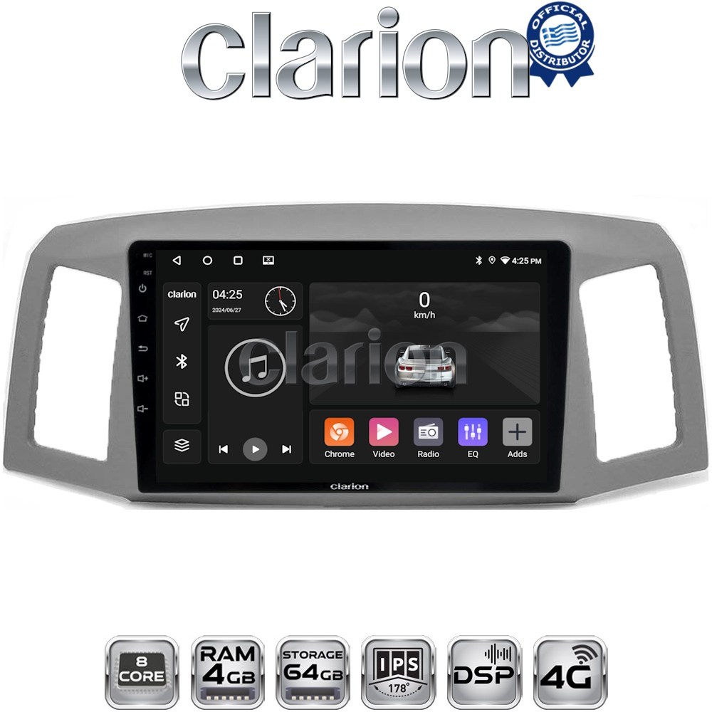 OEM για Jeep Grand Cherokee 2004 > 2011 με 8Core 4GB/64GB OEM για Jeep Grand Cherokee 2004 > 2011 με 8Core 4GB/64GB
