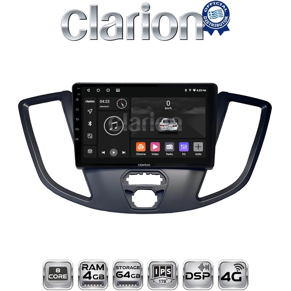 OEM για Ford Transit 2013 > 2018 με 8Core 4GB/64GB OEM για Ford Transit 2013 > 2018 με 8Core 4GB/64GB