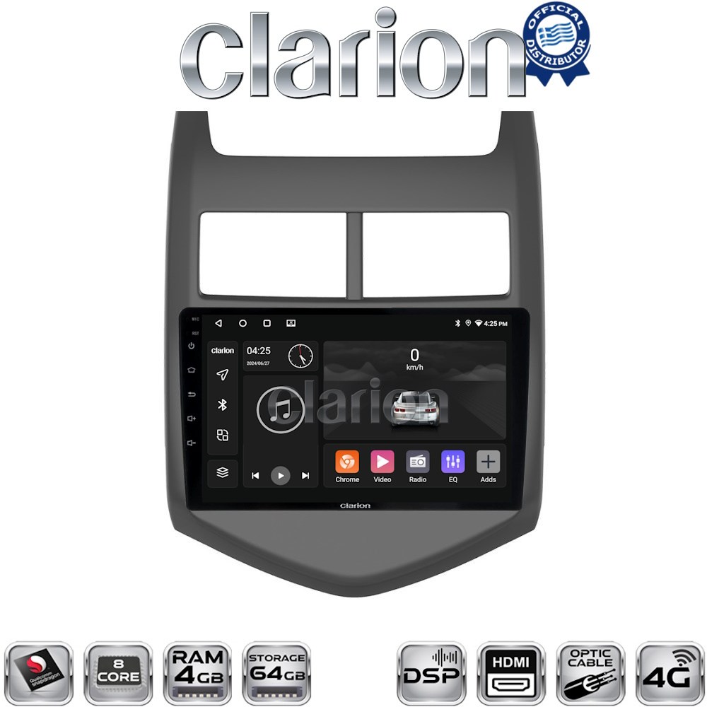 OEM για Chevrolet Aveo 2012 > με 8Core 4GB/64GB και 2Κ οθόνη OEM για Chevrolet Aveo 2012 > με 8Core 4GB/64GB και 2Κ οθόνη