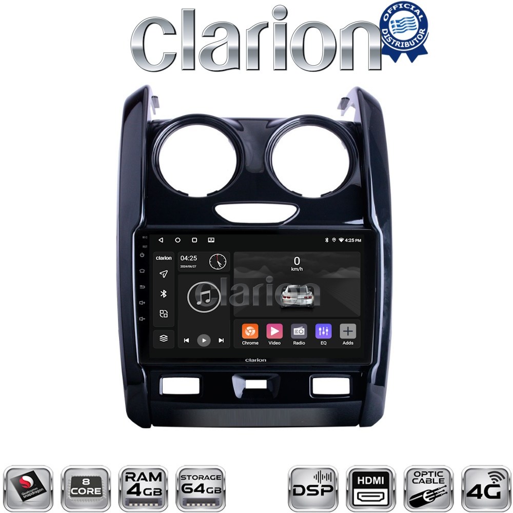 OEM για Dacia Duster 2013 > 2019 με 8Core 4GB/64GB και 2Κ οθόνη OEM για Dacia Duster 2013 > 2019 με 8Core 4GB/64GB και 2Κ οθόνη