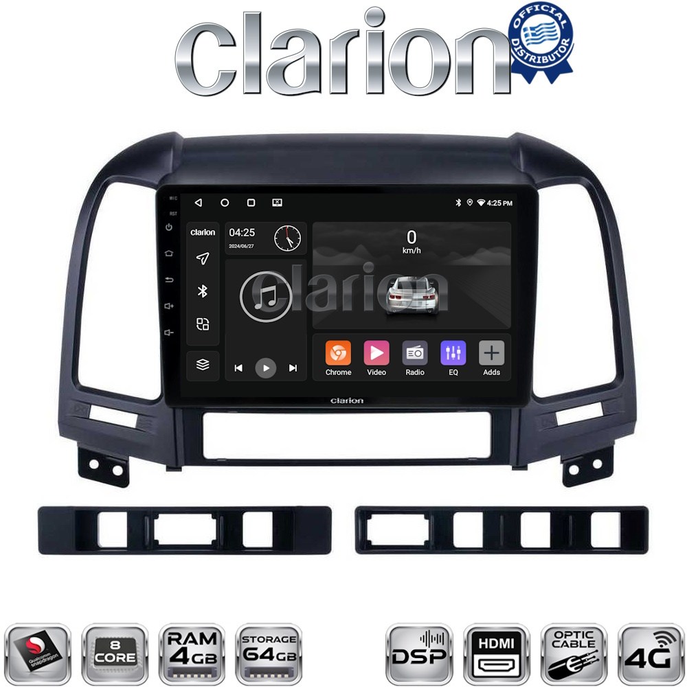 OEM για Hyundai SantaFe 2006 > 2013 με 8Core 4GB/64GB και 2Κ οθόνη OEM για Hyundai SantaFe 2006 > 2013 με 8Core 4GB/64GB και 2Κ οθόνη
