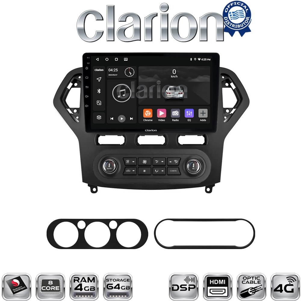 OEM για Ford Mondeo 2007 > 2010 με 8Core 4GB/64GB και 2Κ οθόνη OEM για Ford Mondeo 2007 > 2010 με 8Core 4GB/64GB και 2Κ οθόνη