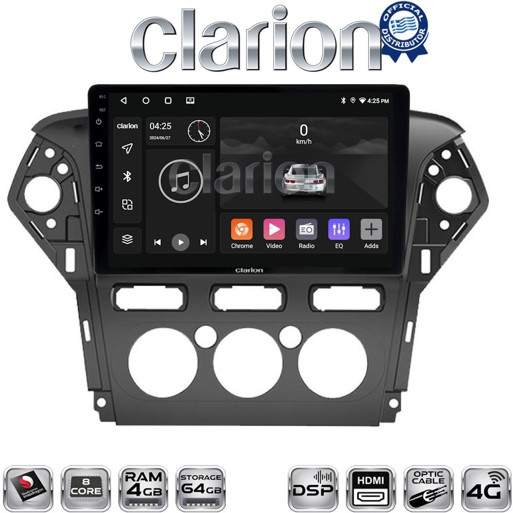 OEM για Ford Mondeo 2010 > 2013 με 8Core 4GB/64GB και 2Κ οθόνη OEM για Ford Mondeo 2010 > 2013 με 8Core 4GB/64GB και 2Κ οθόνη