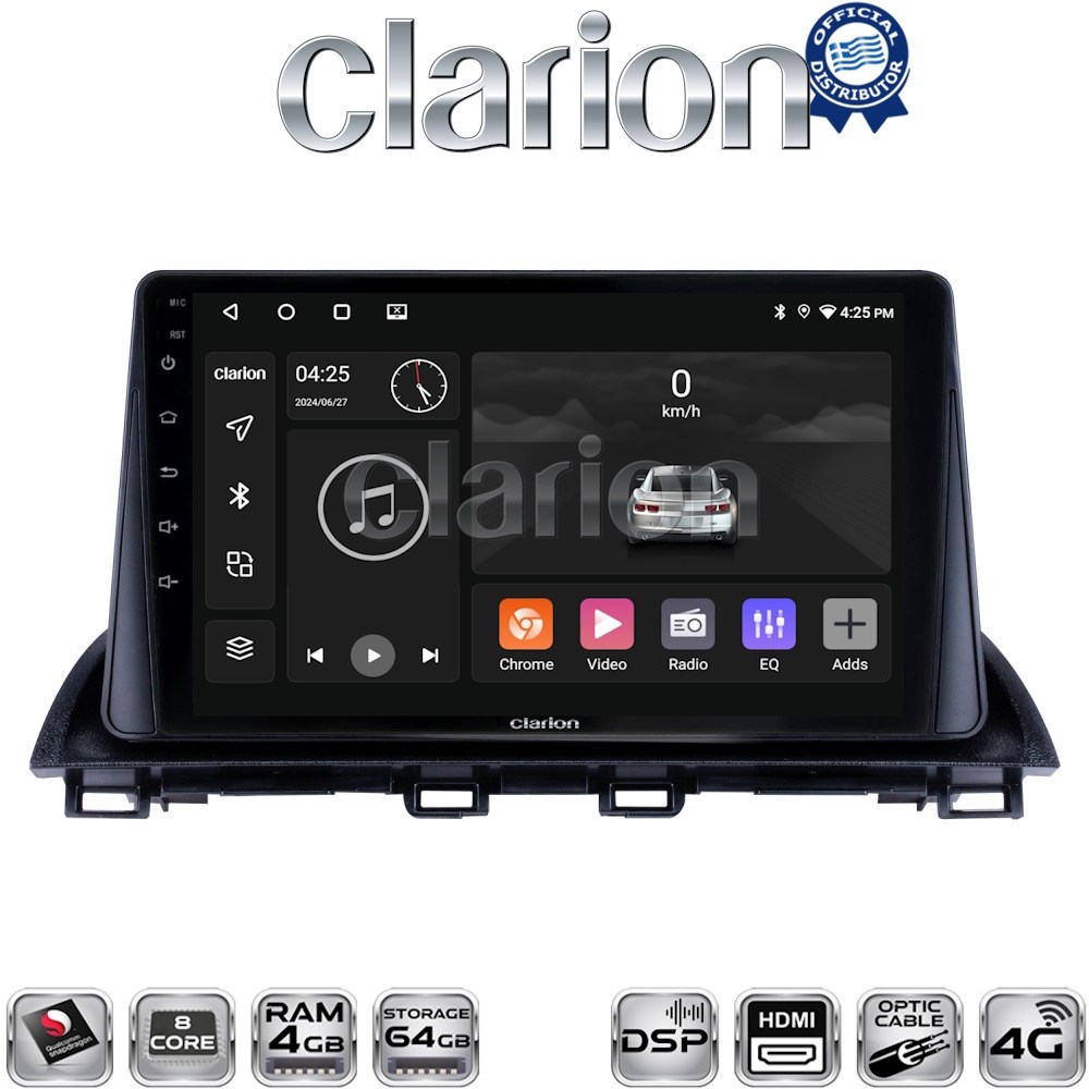 OEM για Mazda CX4 2014 > με 8Core 4GB/64GB και 2Κ οθόνη OEM για Mazda CX4 2014 > με 8Core 4GB/64GB και 2Κ οθόνη