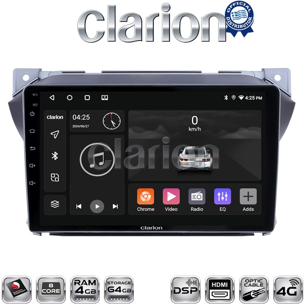 OEM για Suzuki Alto 2009 > 2016 Nissan Pixo 2009 > 2013 με 8Core 4GB/64GB και 2Κ οθόνη OEM για Suzuki Alto 2009 > 2016 Nissan Pixo 2009 > 2013 με 8Core 4GB/64GB και 2Κ οθόνη