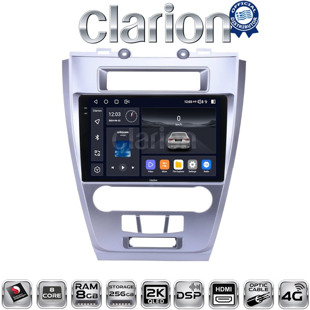 OEM για Ford Fusion 2012>2017 με 8Core 8GB/256GB και 2Κ οθόνη OEM για Ford Fusion 2012>2017 με 8Core 8GB/256GB και 2Κ οθόνη
