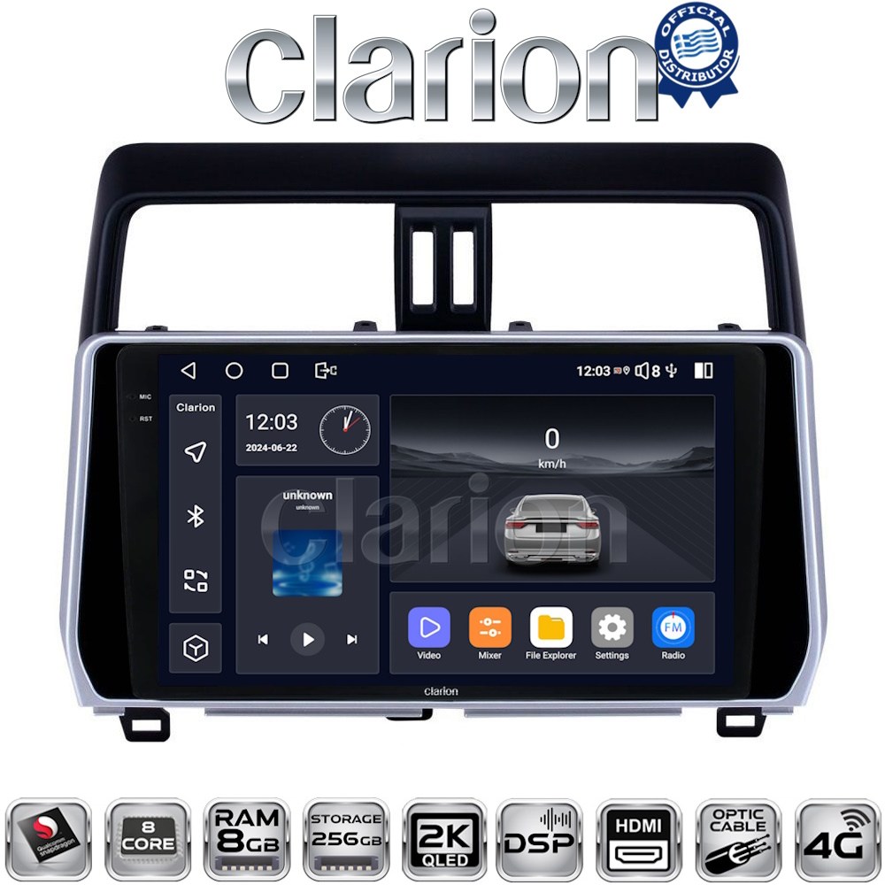 OEM για Toytota Land Cruiser 2019 > με 8Core 8GB/256GB OEM για Toytota Land Cruiser 2019 > με 8Core 8GB/256GB