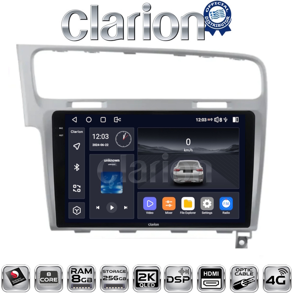 OEM για VW Golf 7 με 8Core 8GB/256GB και 2Κ οθόνη OEM για VW Golf 7 με 8Core 8GB/256GB και 2Κ οθόνη
