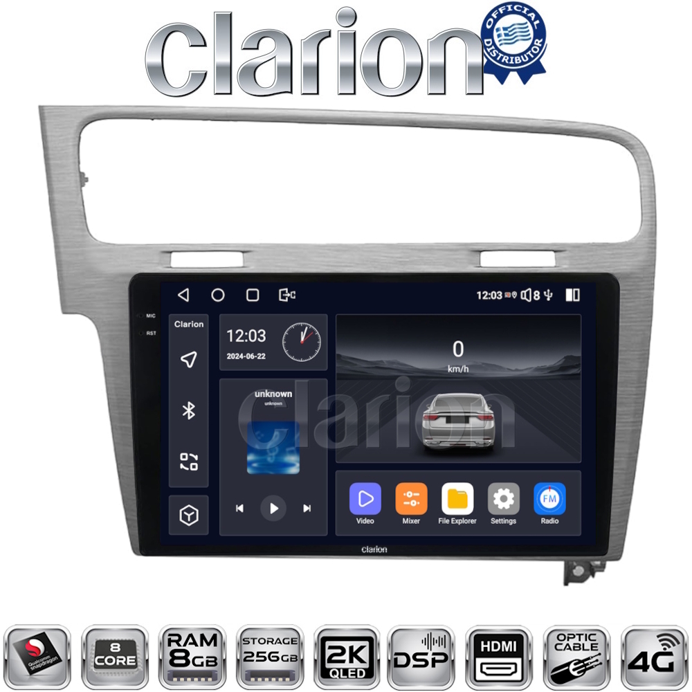 OEM για VW Golf 7 με 8Core 8GB/256GB και 2Κ οθόνη OEM για VW Golf 7 με 8Core 8GB/256GB και 2Κ οθόνη