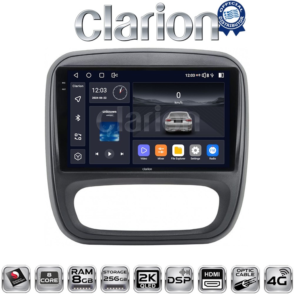 OEM για Opel Vivaro 2014 > 2020
Renault Traffic 2014 > 2020
Nissan NV300 2014 > 2020
Fiat Talento 2014 > 2020
με 8Core 8GB/256GB και 2Κ οθόνη OEM για Opel Vivaro 2014 > 2020
Renault Traffic 2014 > 2020
Nissan NV300 2014 > 2020
Fiat Talento 2014 > 2020
με 8Core 8GB/256GB και 2Κ οθόνη