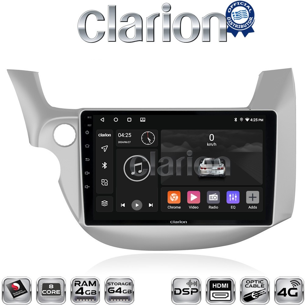 OEM για Honda Jazz 2008 > 2012 με 8Core 4GB/64GB και 2Κ οθόνη OEM για Honda Jazz 2008 > 2012 με 8Core 4GB/64GB και 2Κ οθόνη