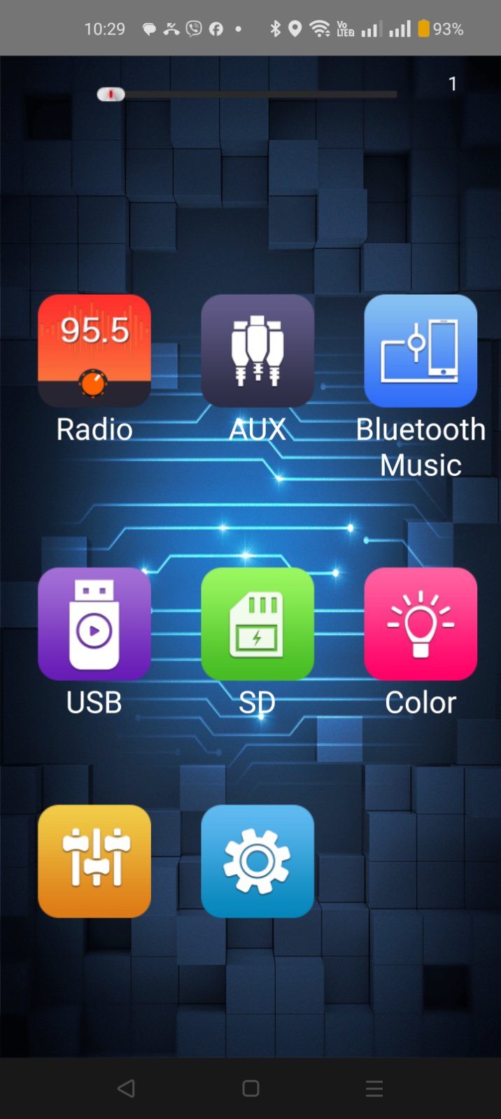 1DIN RADIO USB- SD- BT - Ρύθμιση & μέσω εφαρμογής από το κινητό (APP) 1DIN RADIO USB- SD- BT - Ρύθμιση & μέσω εφαρμογής από το κινητό (APP)