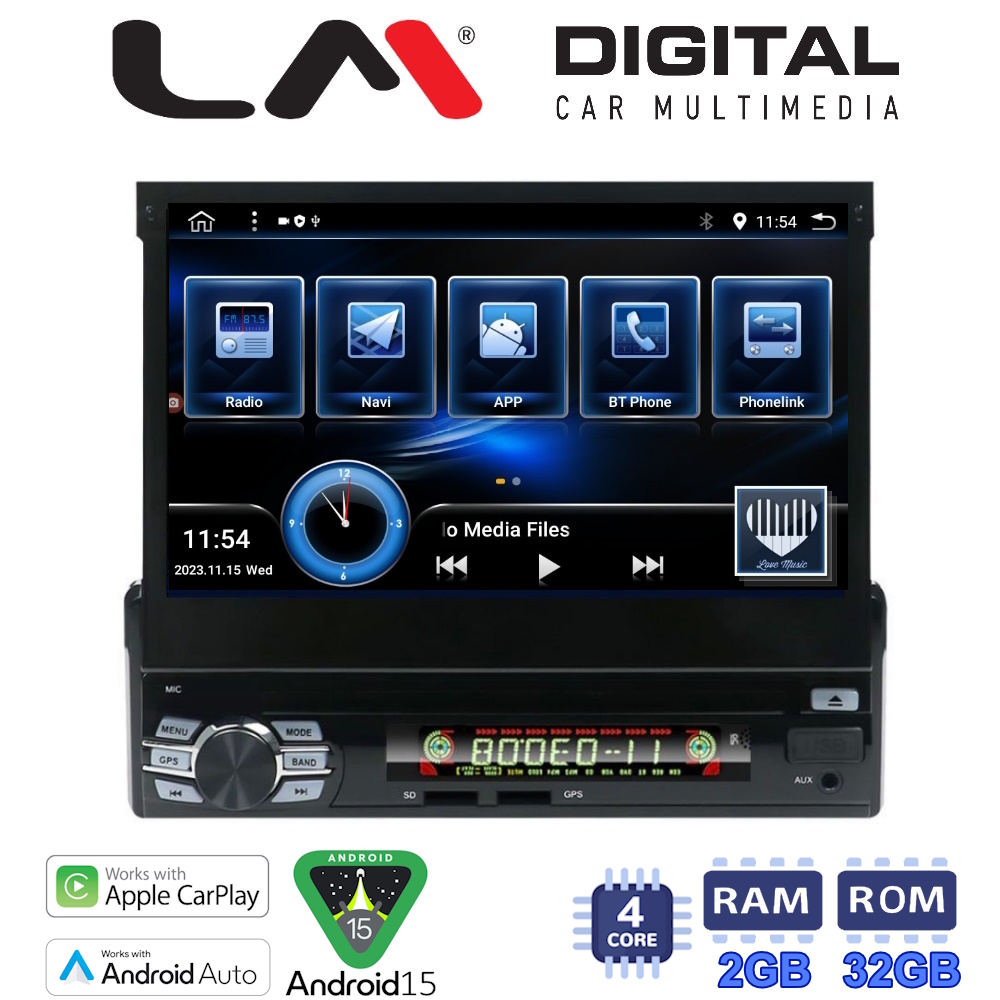 1din 7incμε DVD - ANDROID 15 4core -2 +32G original CARPLAY - Android Auto GPS - Bluetooth
1din 7incμε DVD - ANDROID 15 4core -2 +32G original CARPLAY - Android Auto GPS - Bluetooth